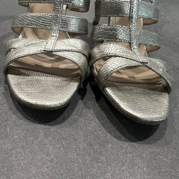 Via Spiga Silver Sandals - Size 7.5 - Picture 10 of 13